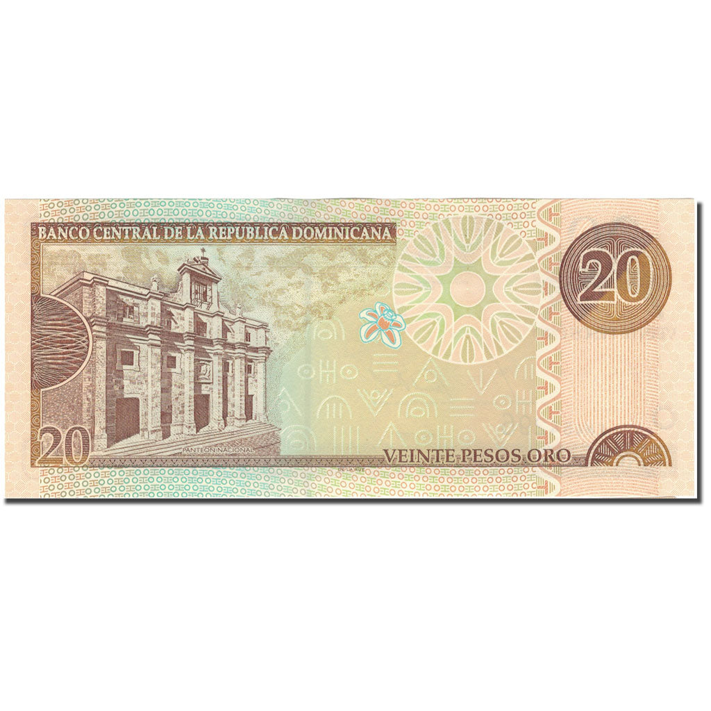 Banconote, Repubblica domenicana, 20 Pesos Oro, 2002, 2002, KM:169b, SPL