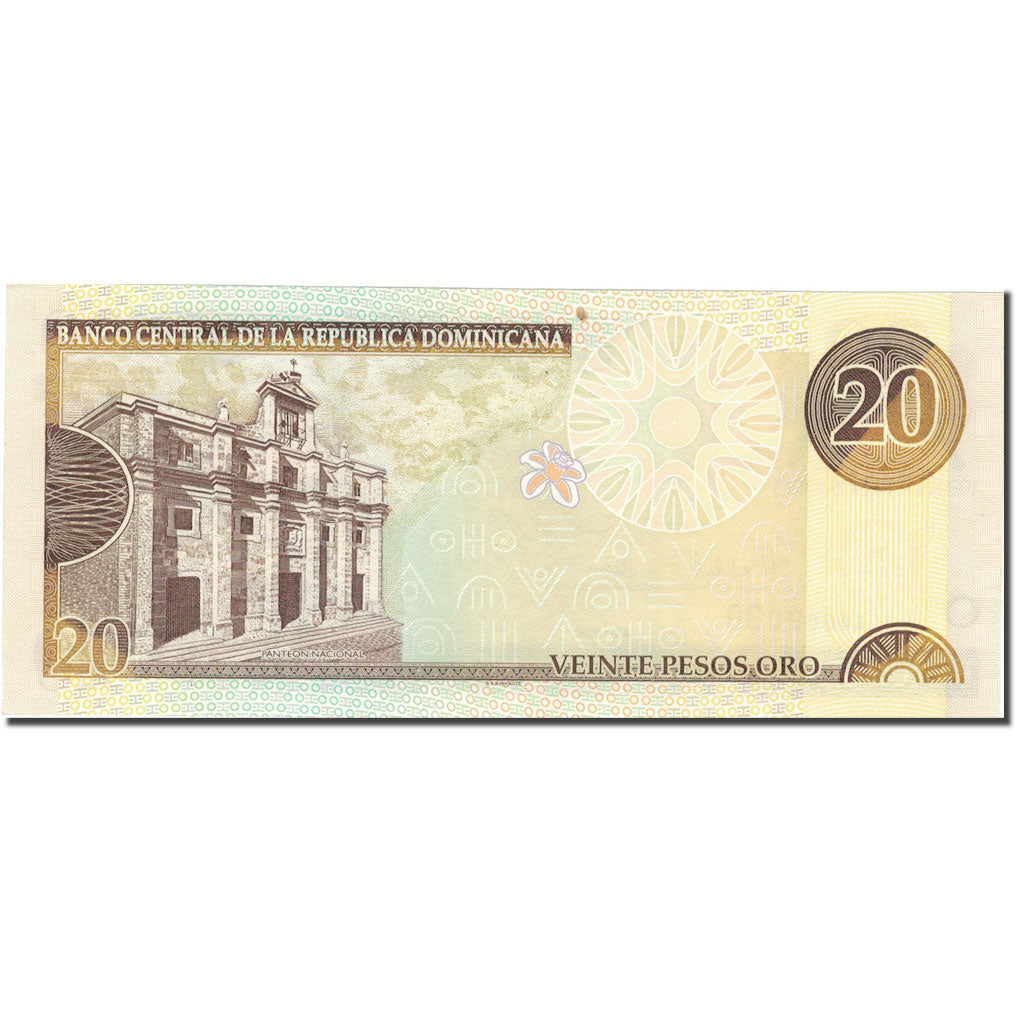 Banknote, Dominican Republic, 20 Pesos Oro, 2000, 2000, KM:166a, UNC(63)