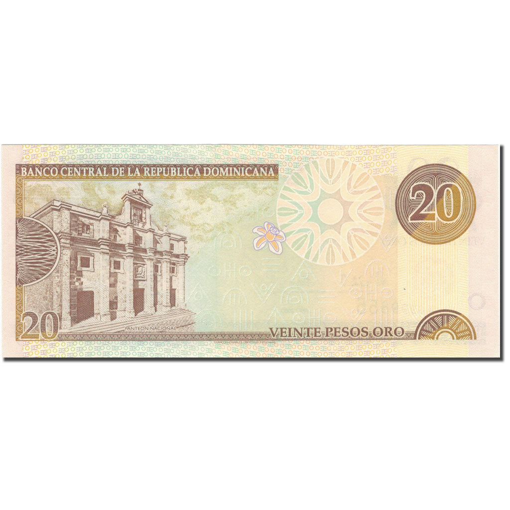 Banknote, Dominican Republic, 20 Pesos Oro, 2000, 2000, KM:166a, UNC(63)