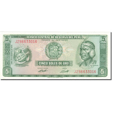 Banknote, Peru, 5 Soles De Oro, 1974, 1974-08-15, KM:99c, UNC(64)