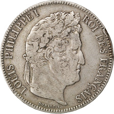 FRANCE, Louis-Philippe, 5 Francs, 1836, Lille, KM #749.13, VF(20-25), Silver,...