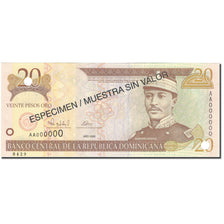 Banknote, Dominican Republic, 20 Pesos Oro, 2000, 2000, Specimen, KM:166s
