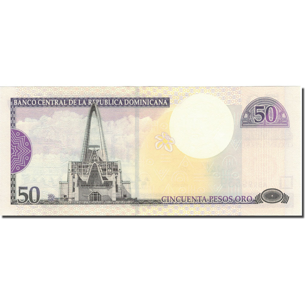 Banknote, Dominican Republic, 50 Pesos Oro, 2000, 2000, KM:161a, UNC(63)
