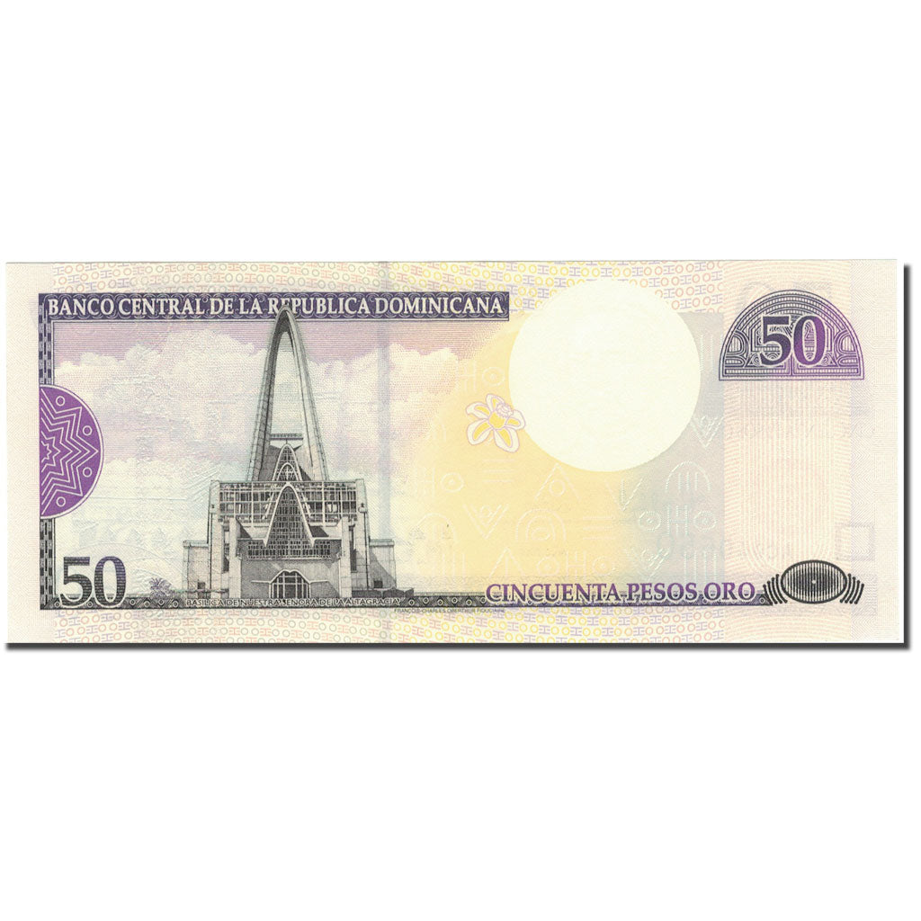 Banknote, Dominican Republic, 50 Pesos Oro, 2000, 2000, KM:161a, UNC(63)