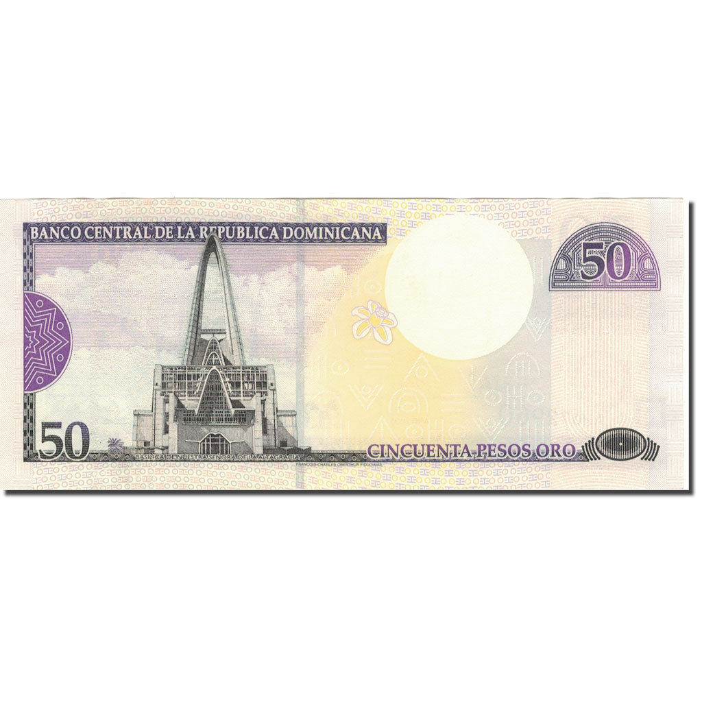 Banknote, Dominican Republic, 50 Pesos Oro, 2000, 2000, KM:161a, UNC(63)