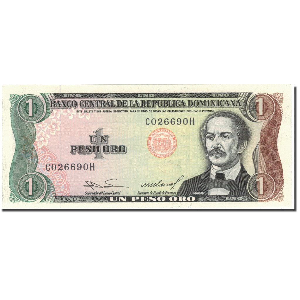 Billet, Dominican Republic, 1 Peso Oro, 1984, 1984, KM:126a, SPL+