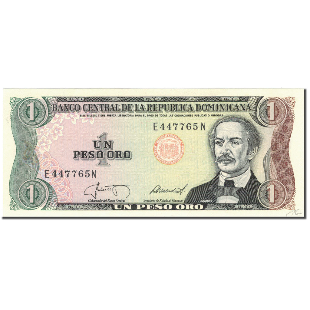 Banknote, Dominican Republic, 1 Peso Oro, 1987, 1987, KM:126a, UNC(64)