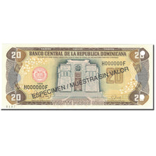 Banknote, Dominican Republic, 20 Pesos Oro, 1998, 1998, Specimen, KM:154s2