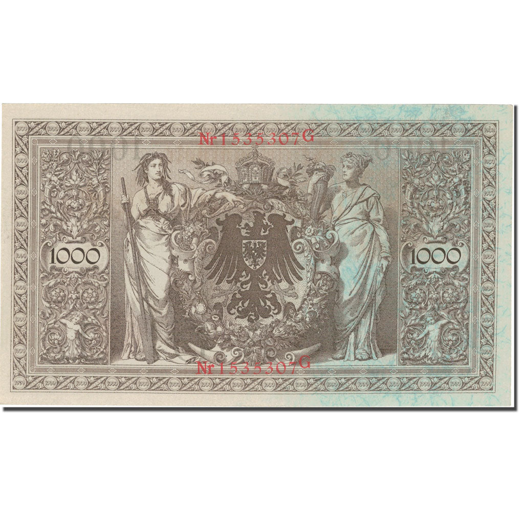 Billete, 1000 Mark, 1910, Alemania, 1910-04-21, KM:44b, SC