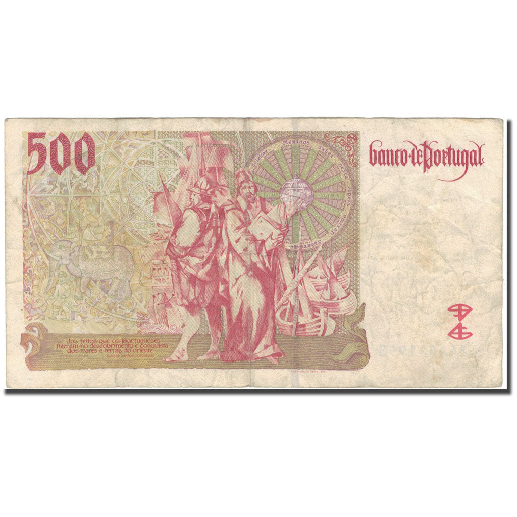 Banknote, Portugal, 500 Escudos, 1997, 1997-09-11, KM:187b, VF(30-35)