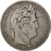Coin, France, Louis-Philippe, 5 Francs, 1837, Strasbourg, VF(20-25), Silver