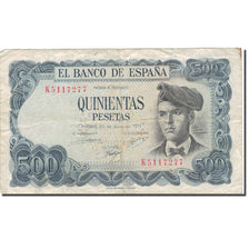 Banknote, Spain, 500 Pesetas, 1971, 1971-07-23, KM:153a, VF(30-35)