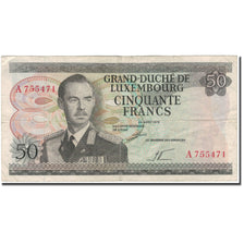 Banknote, Luxembourg, 50 Francs, 1972, 1972-08-25, KM:55b, VF(30-35)