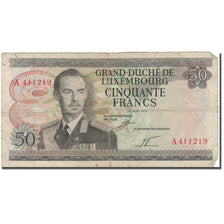 Banknote, Luxembourg, 50 Francs, 1972, 1972-08-25, KM:55b, VF(20-25)
