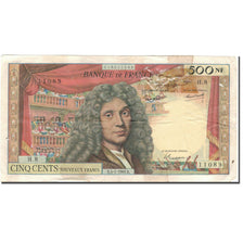 France, 500 Nouveaux Francs, Molière, 1961, 1961-01-05, F(12-15), Fayette:60.3