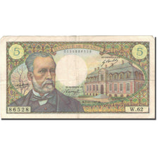 France, 5 Francs, Pasteur, 1967, 1967-12-07, TTB, Fayette:61.6, KM:146b