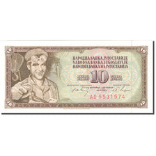 Banconote, Iugoslavia, 10 Dinara, 1968, 1968-05-01, KM:82a, FDS