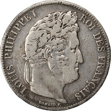 Coin, France, Louis-Philippe, 5 Francs, 1838, Lille, VF(30-35), Silver