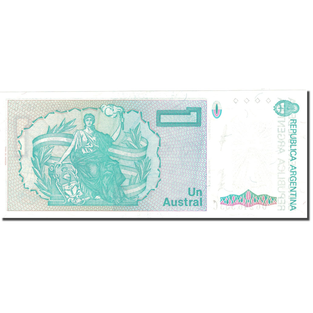 Nota, Argentina, 1 Austral, Undated (1985-89), KM:323a, UNC(65-70)