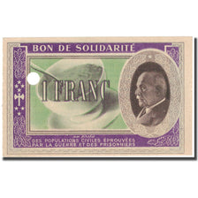 France, Bon de Solidarité, 1 Franc, AU(55-58)