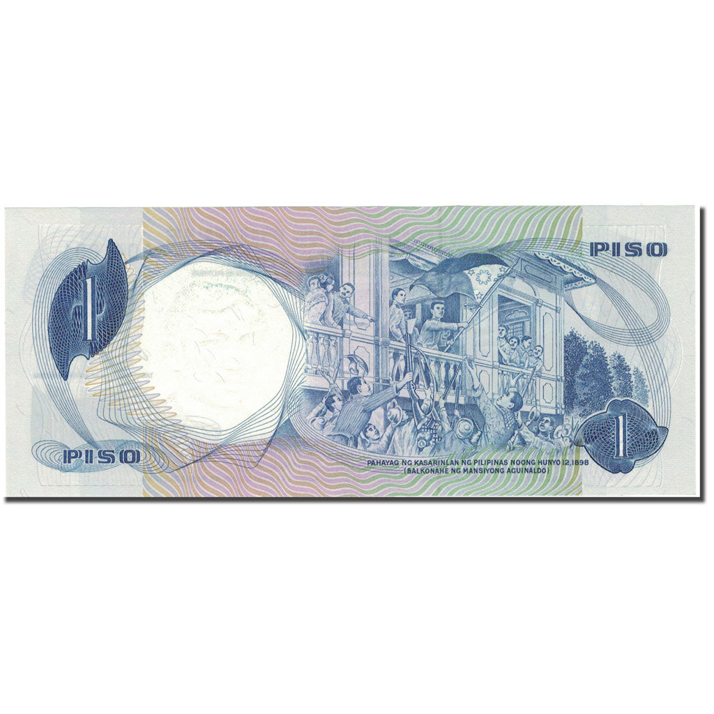 Nota, Filipinas, 1 Piso, undated (1969), KM:142a, UNC(65-70)