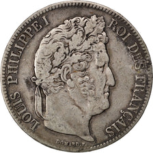 Louis Philippe I, 5 Francs tête laurée