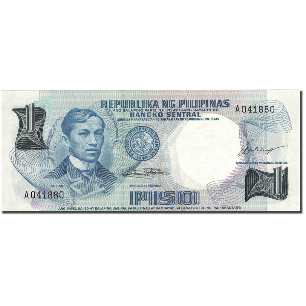 Geldschein, Philippinen, 1 Piso, undated (1969), KM:142a, UNZ
