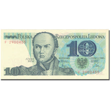 Biljet, Polen, 10 Zlotych, 1982, 1982-06-01, KM:148a, NIEUW