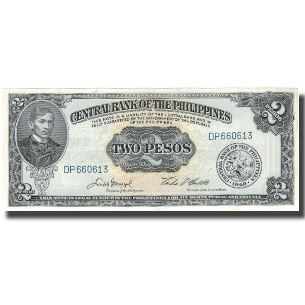 Banknote, Philippines, 2 Pesos, KM:134d, UNC(65-70)