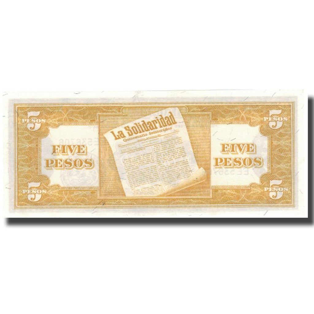 Banknote, Philippines, 5 Pesos, KM:135d, UNC(65-70)