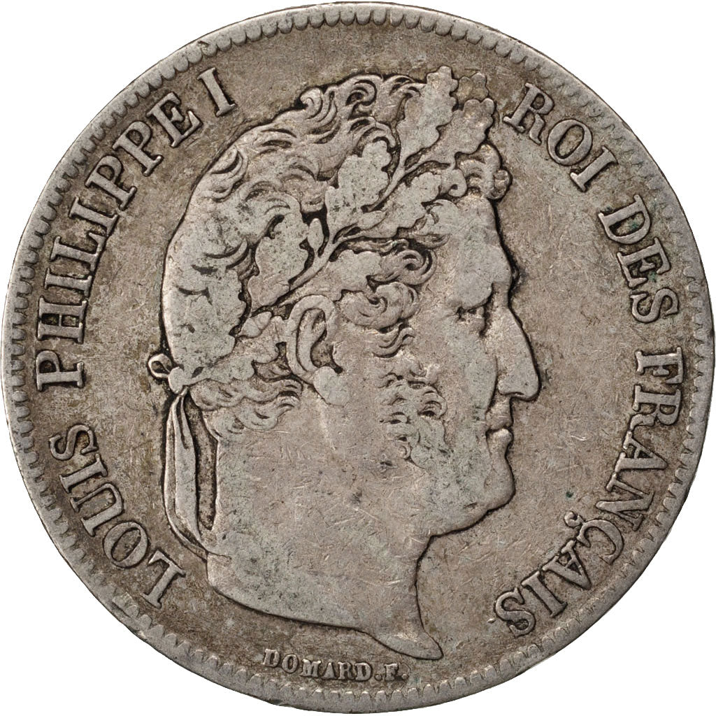 Coin, France, Louis-Philippe, 5 Francs, 1840, Lille, VF(30-35), Silver