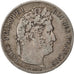 Moneda, Francia, Louis-Philippe, 5 Francs, 1840, Lille, BC+, Plata, KM:749.13