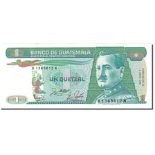 Banknote, Guatemala, 1 Quetzal, 1988, 1988-01-06, KM:66, UNC(65-70)
