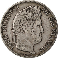 FRANCE, Louis-Philippe, 5 Francs, 1841, Rouen, KM #749.2, VF(30-35), Silver,...