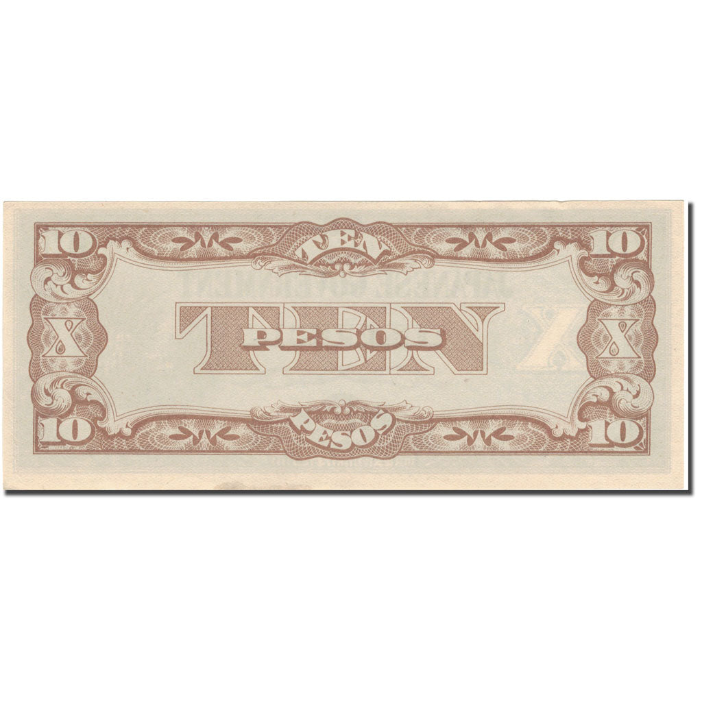 Billete, 10 Pesos, 1942, Filipinas, 1942, KM:108b, MBC