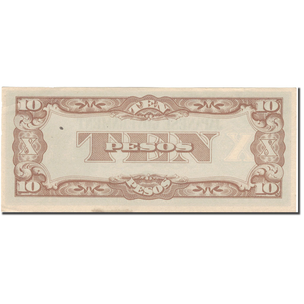Nota, Filipinas, 10 Pesos, 1942, 1942, KM:108b, EF(40-45)