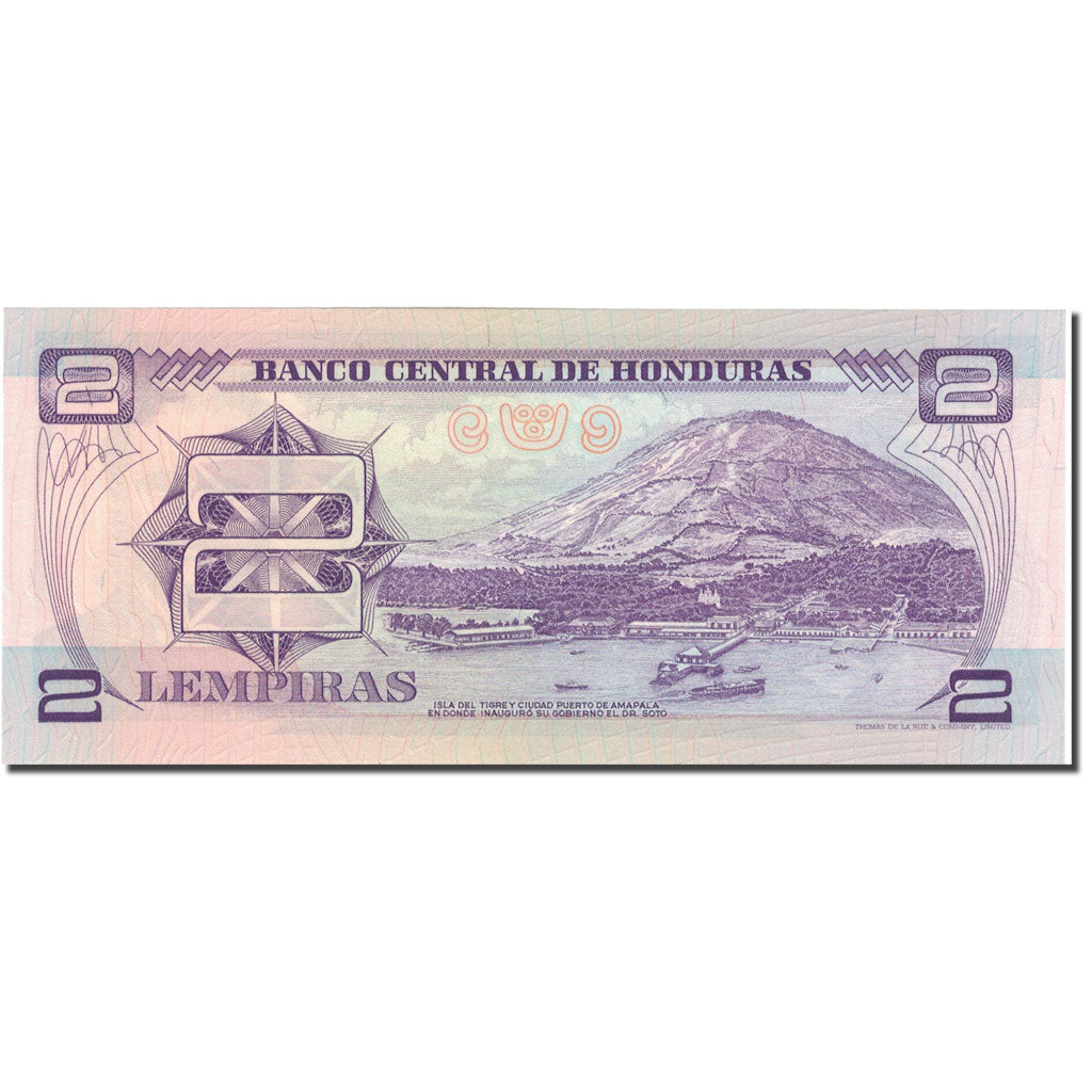 Billet, Honduras, 2 Lempiras, 1976, 1976-09-23, KM:61, NEUF