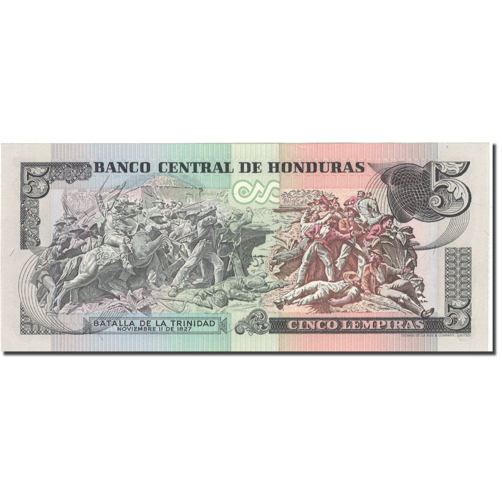 Geldschein, Honduras, 5 Lempiras, 1980, 1980-05-08, KM:63a, UNZ