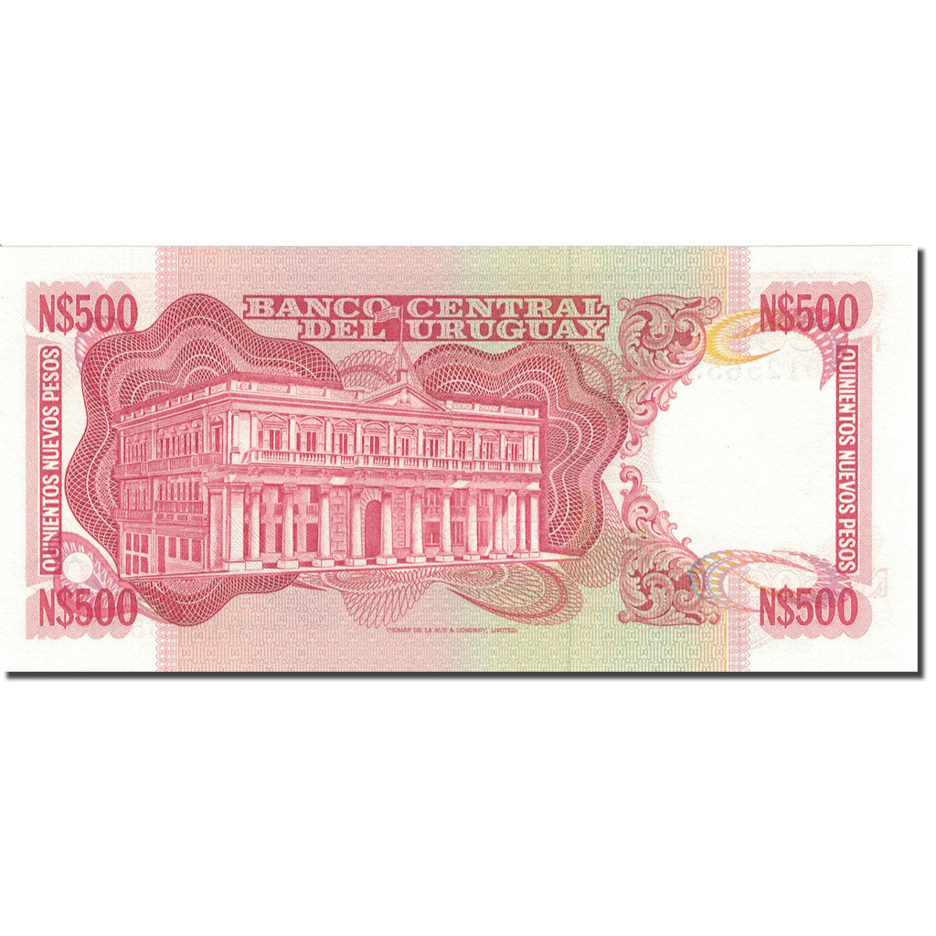 Banknote, Uruguay, 500 Nuevos Pesos, Undated (1991), KM:63a, UNC(65-70)