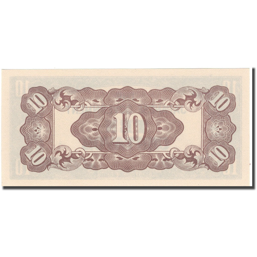 Banconote, Birmania, 10 Cents, Undated (1942), KM:11a, FDS