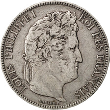 FRANCE, Louis-Philippe, 5 Francs, 1843, Lille, KM #749.13, VF(30-35), Silver,...