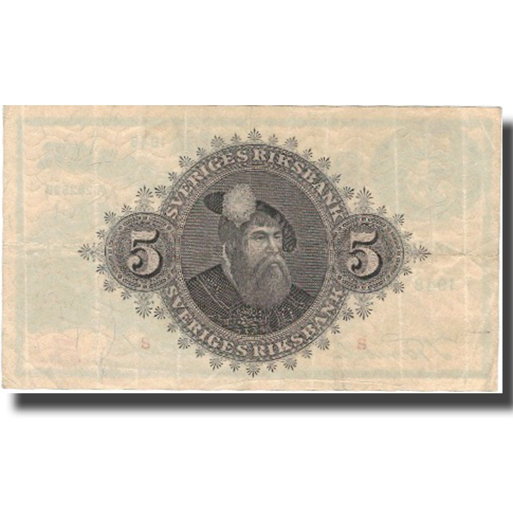 Billete, 5 Kronor, 1948, Suecia, 1948, KM:33ae, MBC
