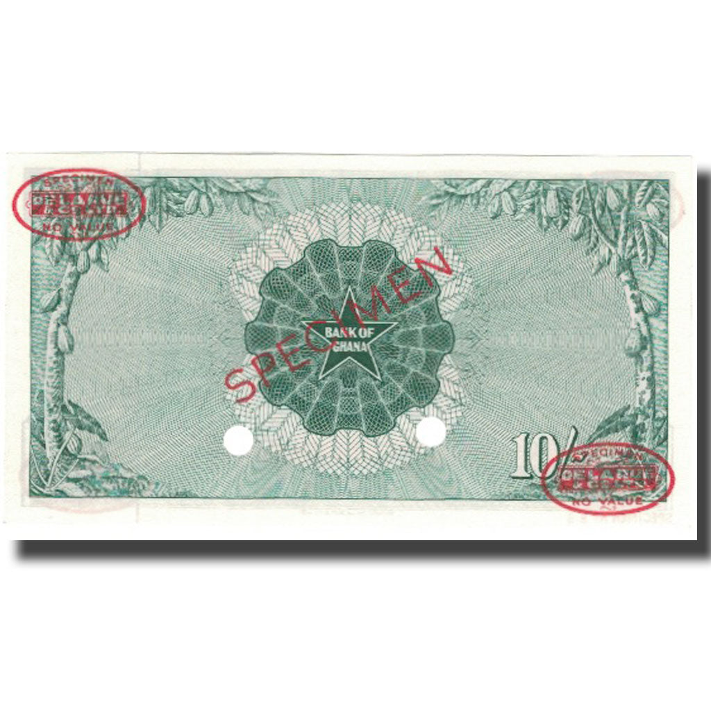 Banconote, Ghana, 10 Shillings, 1958, 1958-07-01, KM:1s, SPL+