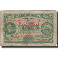 Banknote, Mozambique, 1 Escudo, 1941, 1941-09-01, KM:81, VF(20-25)