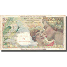 Réunion, 20 Nouveaux Francs on 1000 Francs, Undated (1967-71), TTB, KM:55a