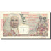 French Antilles, 1 Nouveau Franc on 100 Francs, Undated (1961), AU(50-53), KM:1a