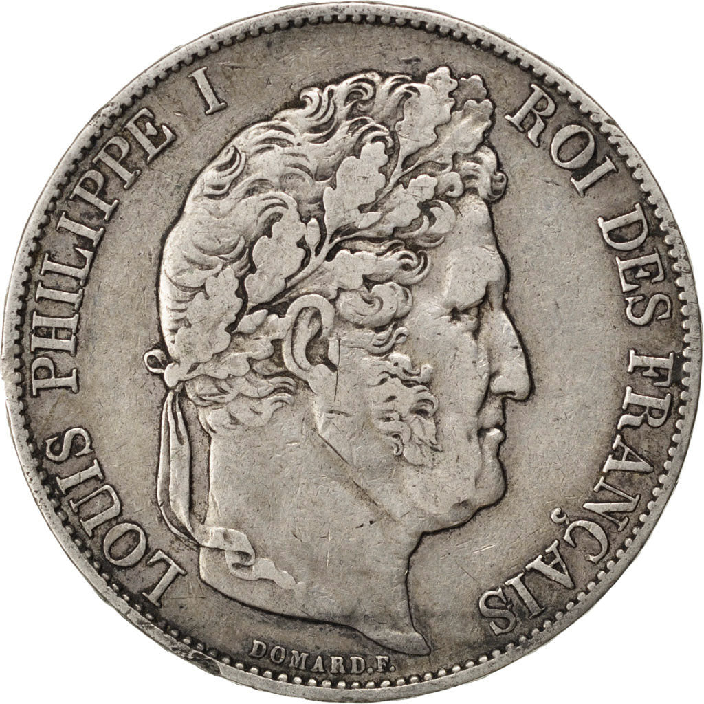FRANCE, Louis-Philippe, 5 Francs, 1846, Paris, KM #749.1, EF(40-45), Silver,...