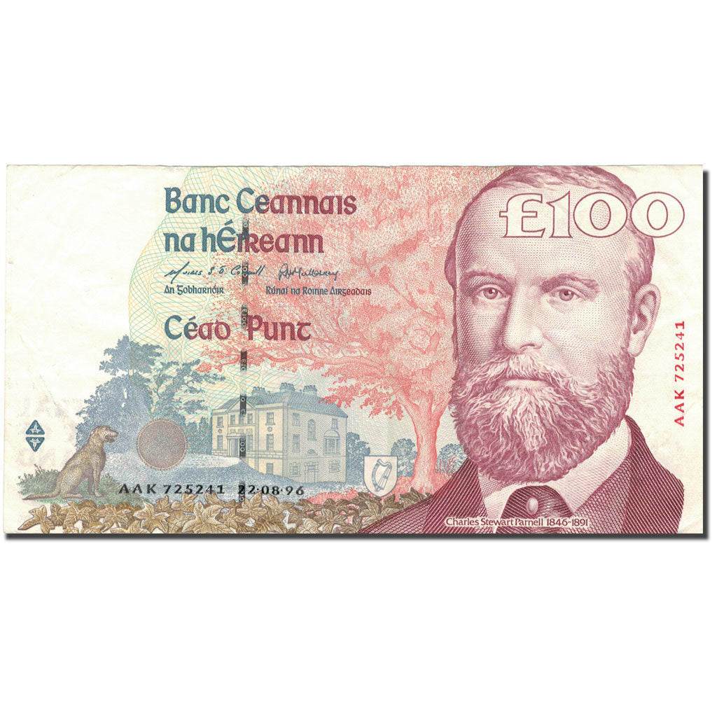 Banconote, Irlanda - Repubblica, 100 Pounds, 1996, 1996-08-22, KM:79a, BB+