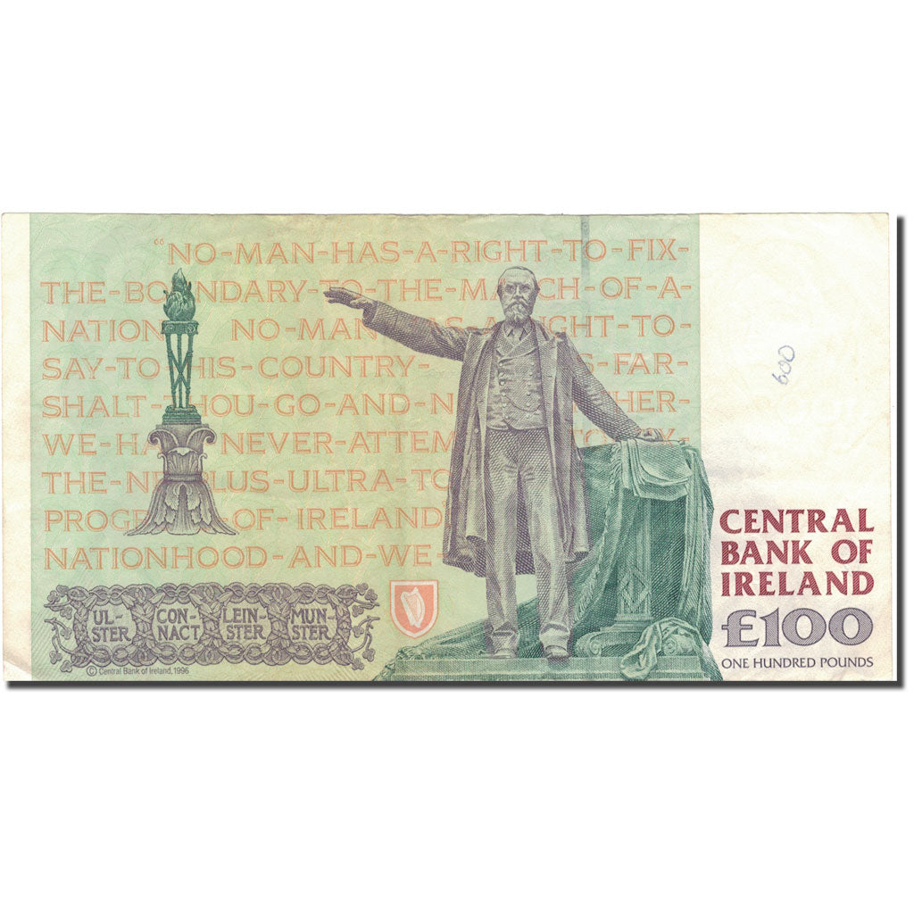 Banconote, Irlanda - Repubblica, 100 Pounds, 1996, 1996-08-22, KM:79a, BB+