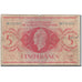 French Equatorial Africa, 5 Francs, F(12-15), KM:15b